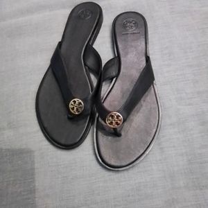 NWOT Tory Burch Leather Flip Flops, Size 10